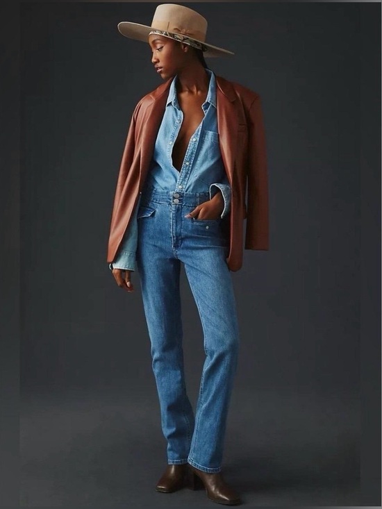Anthropologie Denim - Anthropologie Maeve Bombshell Slim Straight Jean Medium Wash Size 27